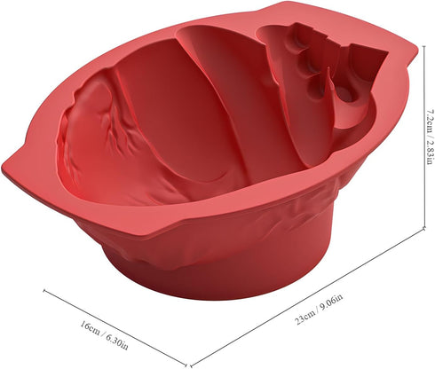 2024 New Extra Large Heart Silicone Mold - 3D Realistic Heart Molds for Cakes, Chocolate, Jelly, Pudding