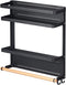 Magnetic Spice Rack Organizer Single Tier Refrigerator Spice Storage Shelf, Easy to