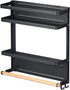 Magnetic Spice Rack Organizer Single Tier Refrigerator Spice Storage Shelf, Easy to