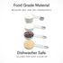 Storage Theory 2-in-1 Measuring Cups & Spoons Set - Gray Kitchen Gadget for Baking, Cooking & Coffee - Food Grade