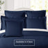 Nestl Soft Pillow Shams Set of 2, Double Brushed Microfiber Pillow Covers, Navy, Standard 20"x26"