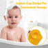 Iensen Silicone Bathtub Drain Stopper with Beach Scenery Print - Universal Tub Plug Cover, Beautiful Coral Reef Design