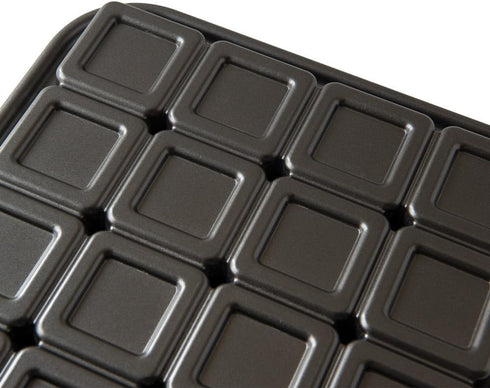 Nordic Ware Pro-Cast Brownie Bites Pan, Graphite, 2"