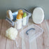 1.5 L Tiny Plastic Bins with Gray Handle, Mini Storage Box Organizer, 6-Pack