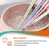 Reusable Long Silicone Cooking Chopsticks with Spoon, 12 Inches, Dishwasher Safe, BPA-free, Pastel Color