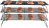 Restaurantware Met Lux 15.7 x 9.8 x 8.3 Inch Wire Baking Rack Set, 3-Tier Stackable Oven Wire Rack Set