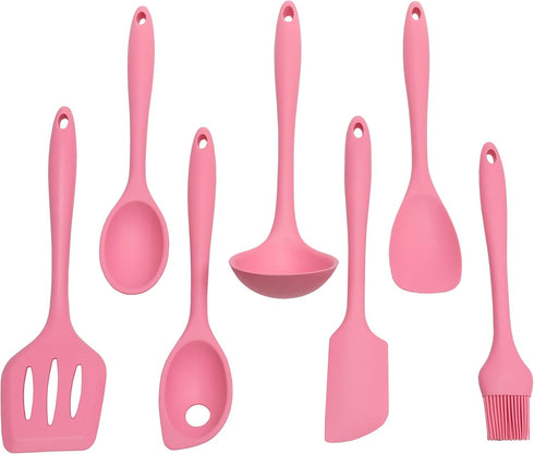 Chef Craft Premium Silicone Cooking Ladle, 11.25 Inch, Pink