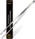 12-Inch Professional Kitchen Tweezers Tongs - Stainless Steel Long Tongs for BBQ and Plating