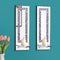 Pibeyer Crystal Crush Diamond Candle Holder Set of 2, Rectangle Silver Mirrored Candle