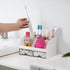 VITVITI Toothbrush Holders for Bathrooms, 8 Slots Toothpaste Organizer with Drawers for Vanity/Makeup/Office (White)