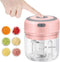 Electric Garlic Chopper, 250ML USB Food Chopper, Mini Vegetable Mincer for Garlic, Ginger, Chili, Vegetables