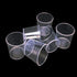 60 Pcs Plastic Graduated Cups, 30ml/1oz Clear Scale Cups with 50 Pcs Wooden Stirring Sticks for Epoxy, Resin, Mixing