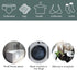 Portable Washing Machine Mini Bucket, Collapsible Travel Washer, 30w Laundry Washing Tool for Hotel Dormitory Home