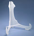Clear Frosted Plastic Economy Easels with Locking Bar, 7 Inch (Pack of 10)