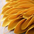 3D Sunflower Handmade Throw Pillow Cover - Decorative Pillowcase Yellow Plaid for Home Living Room Decor 18 x 18 Inch
