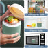 2-Tier Oatmeal Yogurt Containers, Cereal Cup with Lids and Spoon, Stainless Steel Insulated Food Containers