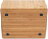 MobileVision Bamboo Bathroom Bin Organizer for Toiletries, Makeup, Brushes, and Cleaning Supplies - 14” x 11” x 6.5”