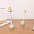 Airmoon Mini Ceramics Handmade Couple Toothbrush Holder Stand for Bathroom Vanity, Pack of 2