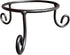 4.5inches 2inches Black Iron Gazing Globe Stand, Wrought Iron Sphere Holder, Crystal Ball and Glass Bowl Display Stand