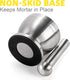 Sets 18/8 Bekith Mortar and Pestle Brushed Stainless Steel Spice Grinder Pill Crusher Molcajete Herb Bowl
