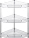 HYBRIDEAS 3-Tier Corner Shelf Organizer for Bathroom Counter Skincare and Makeup Storage