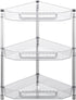 HYBRIDEAS 3-Tier Corner Shelf Organizer for Bathroom Counter Skincare and Makeup Storage