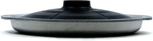 Korean Traditional BBQ Grill Pan, Stovetop Nonstick Indoor/Outdoor Smokeless Cast Aluminum Grill