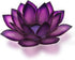 Capiz Shell Lotus Flower Tealight Candle Holder - Handmade Decorative Holder for Meditation, Yoga, and Relaxation