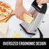 GORILLA GRIP XL 4-Sided Cheese Grater with Container, BPA-Free Stainless Steel Box Grater, Black