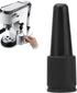Estink Coffee Machine Nozzle, Silicone Steam Nozzle, Milk Foam Spout Replacement for DeLonghi Coffee Maker, Black