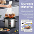 KOOC Slow Cooker Liners 8"x11" 30 Count Mini Size Disposable Pot Liners for 0.65 qt to 1.25 qt Pot BPA Free