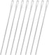 8 Pcs 10In/25.8cm Stainless Steel Coffee Stirrer Spoon, Reusable Cocktail Stirrer, Tiny Spoon, Dishwasher Safe