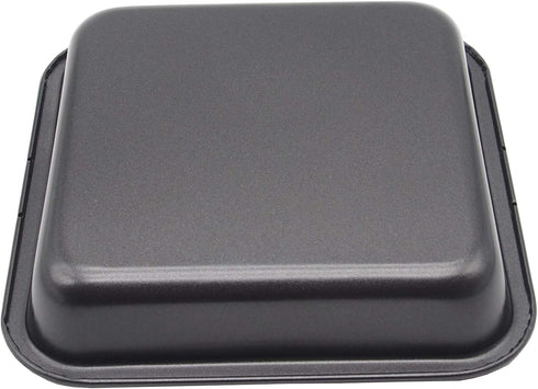 2pcs Mini Baking Pans, 8 X 8 Inch Square Cake Pan, Nonstick Heavy Carbon Steel Bread Pan Bakeware