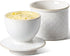 Counter Set 1, LE TAUCI Butter Crock, Butter Dish with Lid, Butter Container for with Water Line, Embossed French