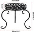 TLBTEK 2Pcs Planter Stand,Metal Round Potted Plant Stands Indoor&Outdoor Multiple ,Modern Flower Pot Stand Holder Rack