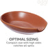 OGGI Spooner Ceramic Spoon Rest for Stove Top, Brick Red Kitchen Decor