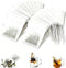 Generic 100-Pack Drawstring Disposable Tea Bags, 3.24.0 Inch Non-Woven Empty Tea Filter Bags