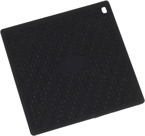 Silikomart Black Textured Silicone Trivet/Pot Holder/Jar Opener