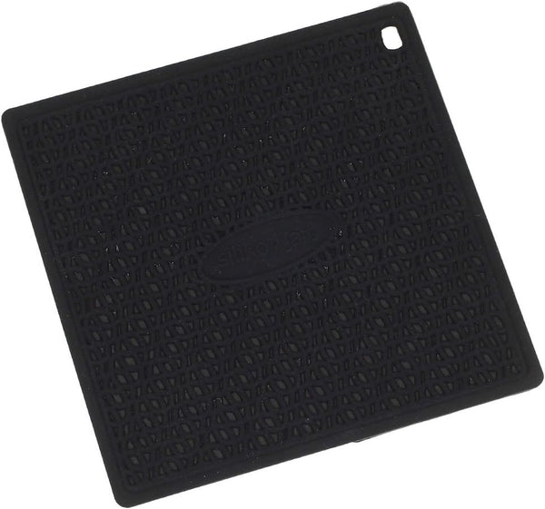 Silikomart Black Textured Silicone Trivet/Pot Holder/Jar Opener