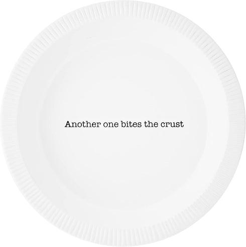 Mud Pie Circa Pie Plate with Server - White/Silver