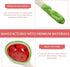 Housoutil 2 Pcs Ceramic Soup Spoons, Cute Watermelon Tablespoons, Porcelain Spoon for Coffee, Tea, Yogurt