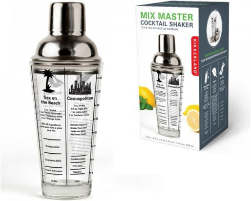 Kikkerland Mix Master Cocktail Shaker
