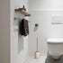 360 Set Clasin Home Toilet Bowl Brush and Holder with Stainless Steel Long Handle, Toilet Scrubber Brush with Durable