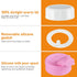 4 Pack 16 Oz Sovietiep Square Glass Milk Bottle with A Silicone Dispenser Cap, Glass Juice Bottles with Airtight Screw