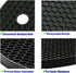 5 Pack Silicone Pot Holder Trivet Mats, Heatproof Nonslip Insulation Honeycomb Rubber Hot Pads, Extra Thick & Flexible