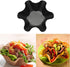 EKDJKK Taco Salad Bowl Maker Molds, 4 Packs Non Stick Carbon Steel Baking Bowls for Taco Shells