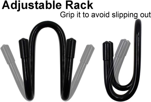 YYST Chain Link Fence Hangers for Link Fence, Chain Fence -to Hold Poles,Brushes,Leaf Rakes,etc Up to 2 Pound - No Pool Accessories (2)