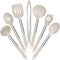 E-far Silicone Cooking Utensils Set, 7 Pcs Heat Resistant Kitchen Utensils with Stainless Steel Handle for Nonstick