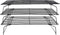 Cooling Rack - 3-Tier Stainless Steel Stackable Baking Racks for Roasting, Grilling, Collapsible & Heavy Duty