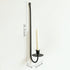 Set 2 16.5"5"3" Metal Wall Candle Sconce Holder of Wall Mount Candle Holders Modern Wall Candle Sconces Hanging